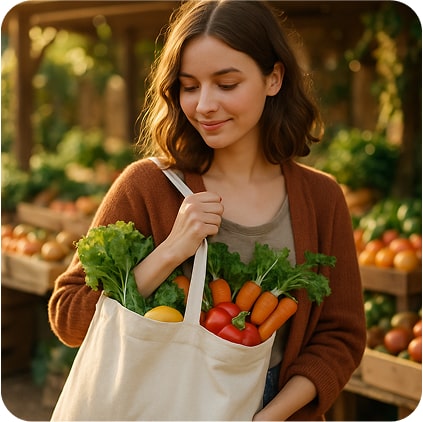 woman at the market